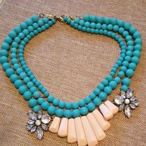 Statement turquoise necklace